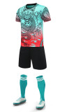 Kids Adult 4 Color  Football Uniform #8009 (BQ)