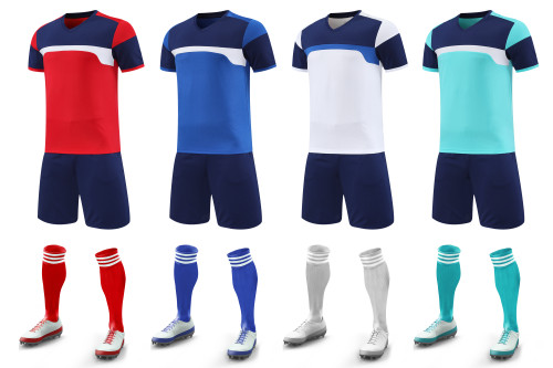 Kids Adult 4 Color  Football Uniform #8007 (BQ)