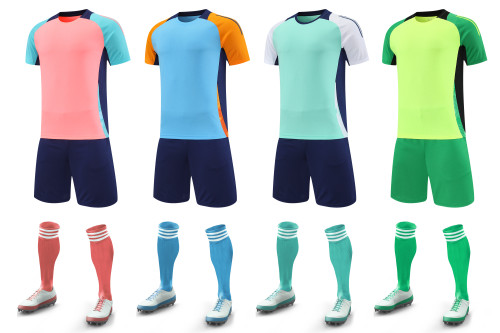 Kids Adult 4 Color  Football Uniform #8004 (BQ)