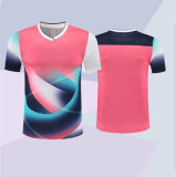 Adult 3 Color Badminton Shirt #S1028 (ZY)