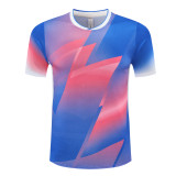 Adult 4 Color Badminton Shirt #S1023(ZY)
