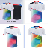 Adult 4 Color Badminton Shirt #S1034 (ZY)