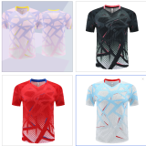 Adult 4 Color Badminton Shirt #S1017(ZY)