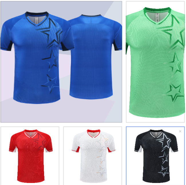 Adult 5 Color Badminton Shirt #S1019 (ZY)