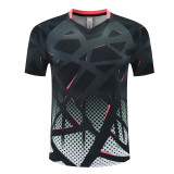 Adult 4 Color Badminton Shirt #S1017(ZY)