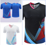 Adult 3 Color Badminton Shirt #S1014(ZY)