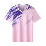 Adult 4 Color Badminton Shirt #AY0227(DLS)
