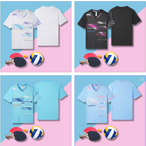 Adult 4 Color Badminton Jersey #AY0229(DLS)