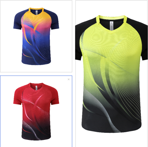 Adult 3 Color Badminton Jersey #AY0220(DLS)