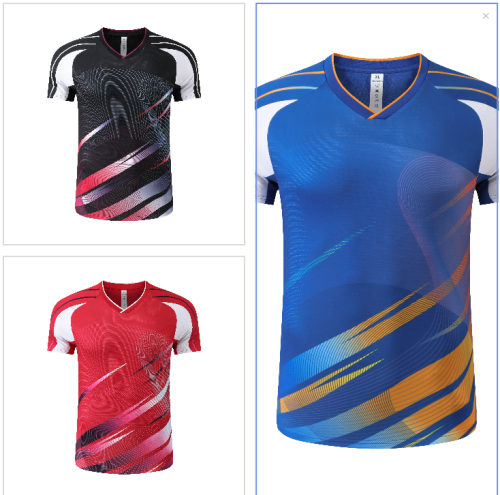 Adult 3 Color Badminton Jersey #AY0221(DLS)