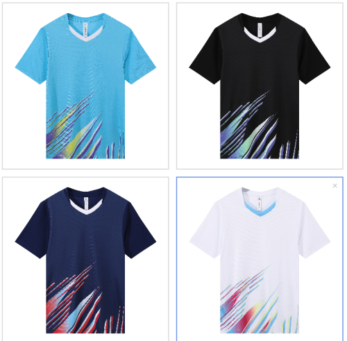 Adult 4 Color Badminton Jersey #AY0226(DLS)