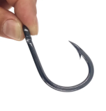 UNCLESPORT High Carbon Steel Fishing Cut Gorilla Hook Circle Hook for Saltwater Fishing Black Nickle Color Fishhook