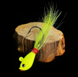 Bucktail Jig Head Hook Teaser Deep Sea Fishing Metal Jig Lure Jigging Hair