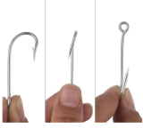 Fishing Kirby Hook, High carbon steel offset hook