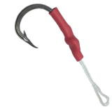 Fishing Assit Hook with Dyneema PE Line, Stainless Steel Hook