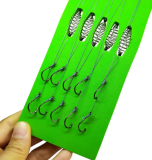 Snelled Baitholder Hooks 7#-13# Drop Shot Rig High Carbon Steel Fishing Hook Fishhook Carp Fishing Tackle