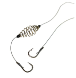 Snelled Baitholder Hooks 7#-13# Drop Shot Rig High Carbon Steel Fishing Hook Fishhook Carp Fishing Tackle