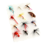 12 Pieces /set Nymph Fly Trout Fly Fishing Baits Fly Fishing Lure Set Insect Style Artificial Bait With Feather Single Hook