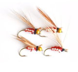 40Pcs/Set Dry Flies Trout Various Artificial Insect Baits Tying Single Hooks Dry Fly Fishing Lures Fly Fishing Flies Box