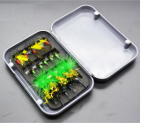 20 Pcs /set fly fishing lure set fishing lure isca artificial Insect bait different models Bionic fly fishing hooks with box