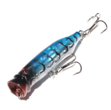 72mm 9.5g Artificial Popper Wobbler Fishing Lure Floating Hard Crankbait Topwater Pesca Fishing Tackle