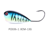 Popper bait Hard Bait Fishing Baits 8cm/13g Artificial Crankbait Lures Popper Topwater Tackle