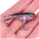 Topwater Popper Lure 4CM-3.3G-14# Stickbait Hard Bait Isca Artificial Bass Trout Pike Wobbler Fishing Tackle