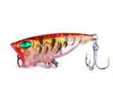 Topwater Popper Lure 4CM-3.3G-14# Stickbait Hard Bait Isca Artificial Bass Trout Pike Wobbler Fishing Tackle