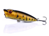 Popper Lure 6.5CM 11G fishing bait 6# high carbon steel hook hard bait plastic lure carp fishing tackle