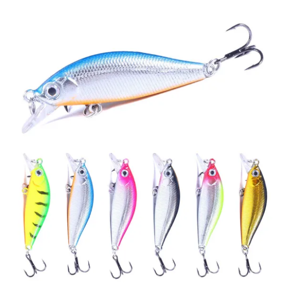 5CM 3g Mini Sinking Minnow Fishing Lure Hard Artificial Bait Fishing Wobblers Pike Carp Bait Fishing Tackle