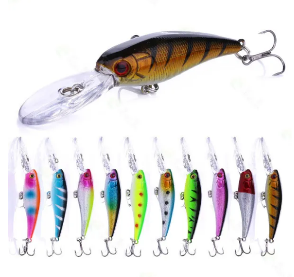 9.5cm 8g jerkbait Wobblers crankbaits hardbait Minnow Pesca Fishing lures pike carp bass walleye fishing Gear