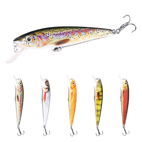 11cm 11g Fishing Lure Quality Minnow Lure 3D Eyes Plastic Hard Bait Pesca Artificial Jig Wobblers Crankbait Fishing Bait