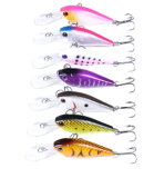 Suspending Minnow Bait 8CM-7.2G-6# Fishing Lure Jerkbait Isca Crankbait Hard Baits Big Wobbler Crank Fishing Lure