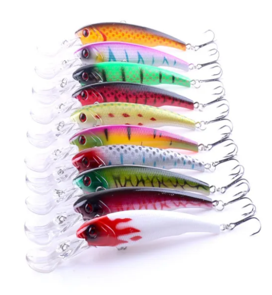 Big Sinking Minnow Bait Fishing Lure 16.5CM-27.9G-2# Wobbler Isca Aritificial Hard Crankbait Bass Pike Fishing Tackle