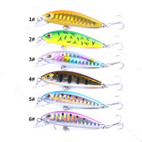 5.5CM/6.6G Sinking Wobblers Minnow Jerkbait Fishing Lure Fake Bait