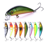 7CM 8.1G Floating Minnow Fishing Lure Laser Hard Artificial Bait Wobblers Pike Carp Bait Crankbaits Fishing Tackle