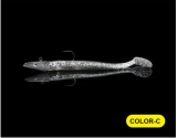 22g Lead Head Jigs Soft Fishing Lures with Hook Sinking Swimbaits for Saltwater and Freshwater