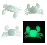 Soft Lure Glow Crab 3.5g 7g 13.5g Soft Fishing Lure Artificial Silicone Baits