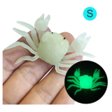 Soft Lure Glow Crab 3.5g 7g 13.5g Soft Fishing Lure Artificial Silicone Baits