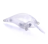 Fishing Lure Blank Crankbait Unpainted Hard Bait 75mm Fresh Water Shallow Water Bass Walleye Lure Bodies