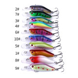 Crankbait Fishing Lure Topwater 7cm 9g Artificial Japan Hard Bait Minnow Swimbait Pesca Trout Bass Carp Fishing 0.5-1.5m