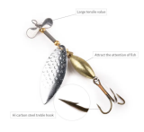 9.8cm 15g Spinner bait Spoon Fishing Lure Fishing Spoon Lure pesca Metal Jig Lure buzzbait Bass Fishing Tackle