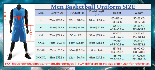 Adult 8 Color Basketball Uniform #8066 (LD)