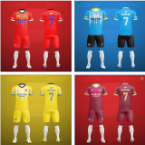 Kids Adult 4 Color Football Uniform #SC27(SY)