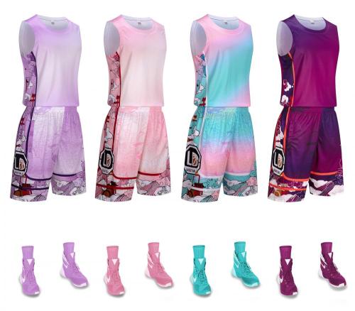 Adult 4 Color Basketball Uniform #8501 (LD)