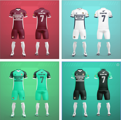 Kids Adult 4 Color Football Uniform #SC21(SY)