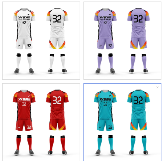 Kids Adult 4 Color Football Uniform #3039(SY)