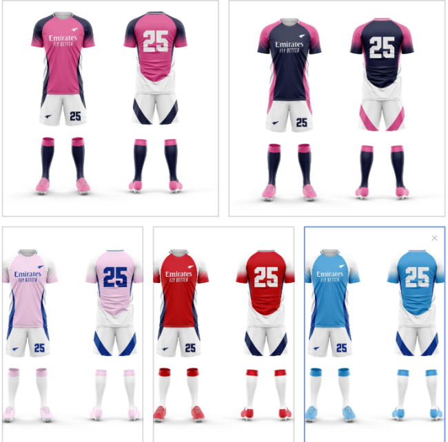Kids Adult 5 Color Football Uniform #3040(SY)