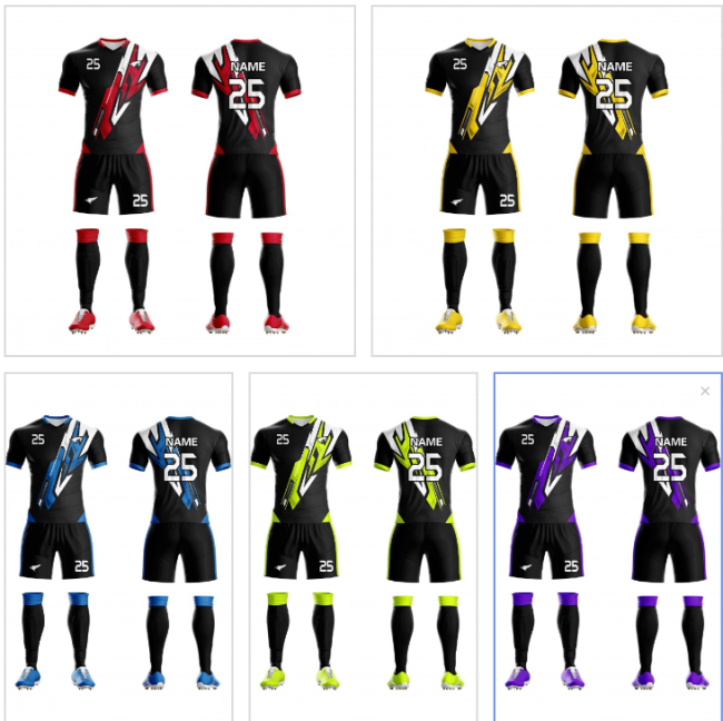 Kids Adult 5 Color Football Uniform #3023(SY)
