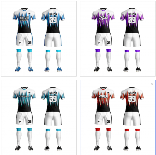 Kids Adult 4 Color Football Uniform #3031(SY)